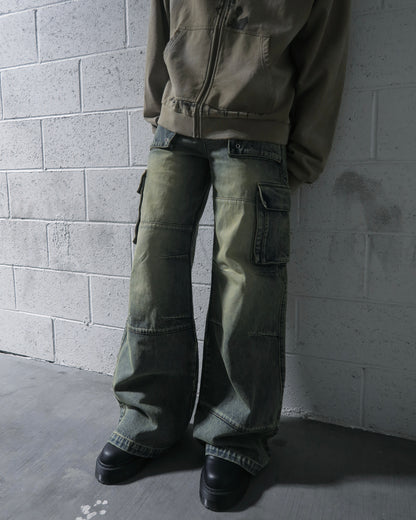 Last Resort Denim Cargos (BLUE)